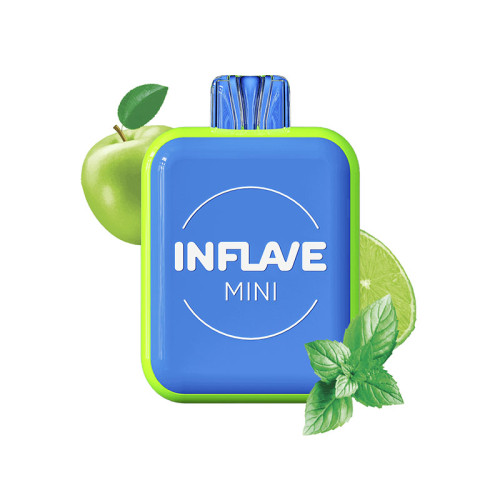 Электронная сигарета INFLAVE MINI 1000 затяжек - Яблоко лайм мята