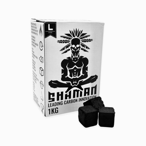 Кокосовый уголь для кальяна Shaman 72 кубика 25мм