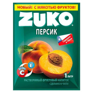 Напиток растворимый Zuko Персик 25гр