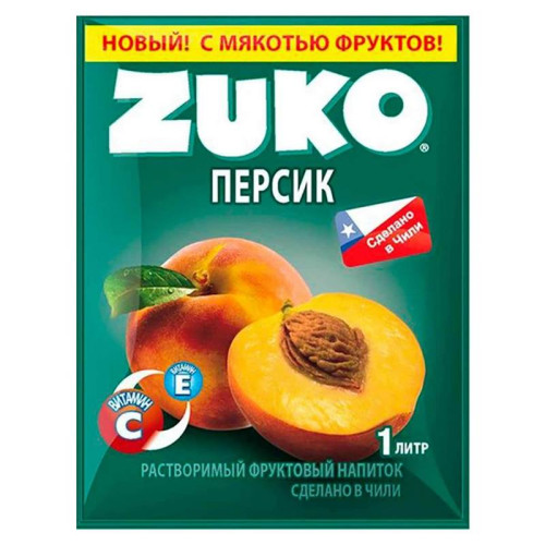 Напиток растворимый Zuko Персик 25гр