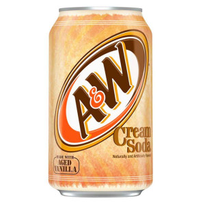 Напиток газ. A&W Cream Soda (крем-сода) 355мл