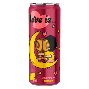 Напиток газ. Love is Вишня-Лимон (Бордовый) 330мл