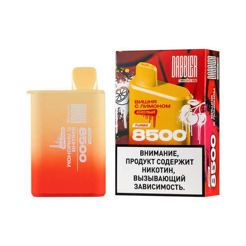Электронная сигарета DABBLER 8500 затяжек - Вишня лимон