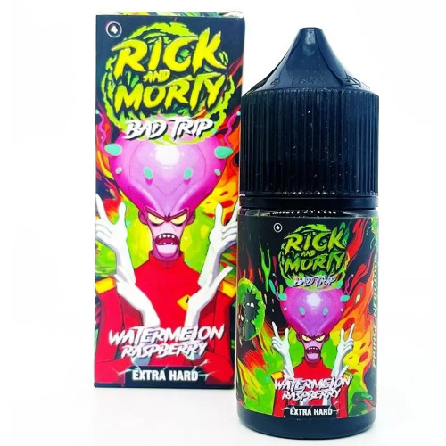 Жидкость Rick & Morty BAD TRIP - Watermelon Raspberry (Арбуз малина) 30мл 20мг