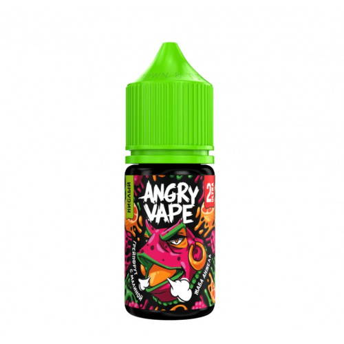 Жидкость Angry Vape - Жаба Анжела (Грейпфрут с малиной) 30мл 20мг