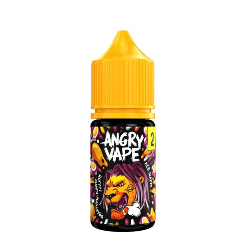 Жидкость Angry Vape - Лев Шарм (Йогурт Манго Маракуйя) 30мл 20мг