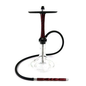 Кальян Vortex Hookah - Hurricane Dark Red 55см  (Без колбы)