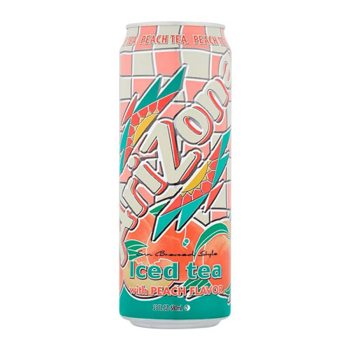 Напиток Arizona - Ice Tea Peach (Черный чай с персиком) 680мл