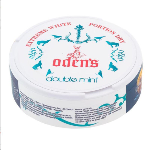 Табак жевательный Oden’s TAR - Double Mint 13г МРК