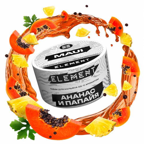 Табак Element Воздух 25г - Maui (Ананас Папайя)