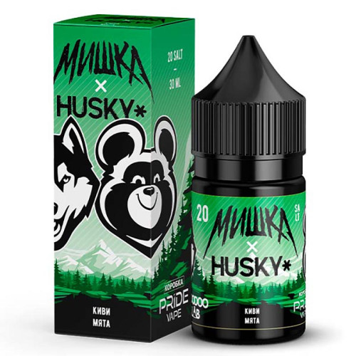 Жидкость МИШКА HUSKY - Киви Мята 30мл 20мг