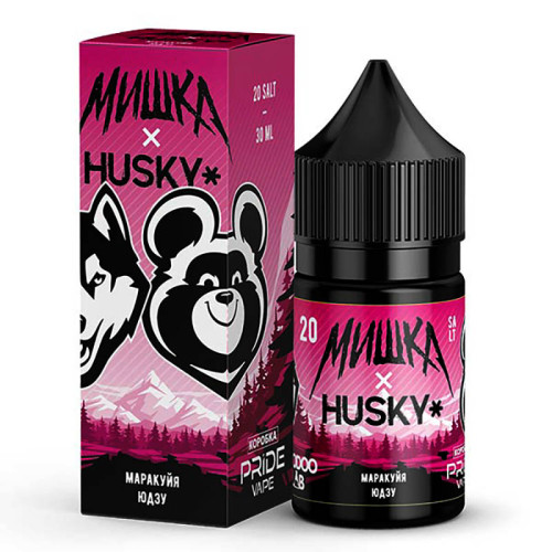 Жидкость МИШКА HUSKY - Маракуйя Юдзу 30мл 20мг