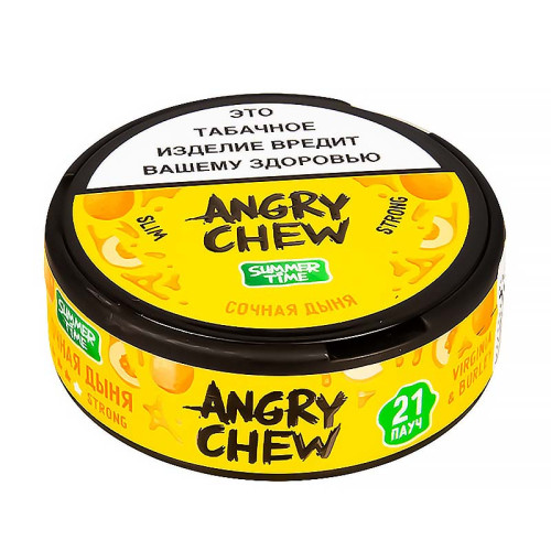 Табак жевательный Angry Chew Slim Strong Сочная дыня 10гр