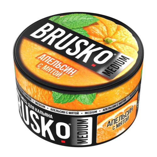 Смесь BRUSKO MEDIUM 250г - Апельсин с мятой