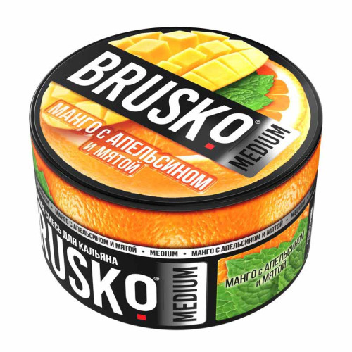 Смесь BRUSKO MEDIUM 250г - Манго с апельсином и мятой