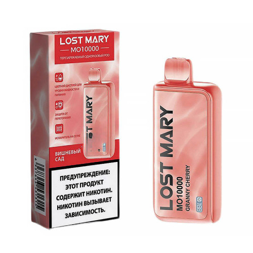 Электронная сигарета Lost Mary 10000 затяжек - Granny Cherry (Вишневый сад)