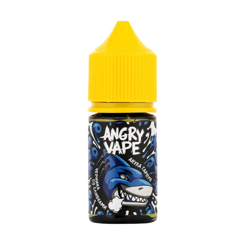 Жидкость Angry Vape - Акула Гарпун (Черника со сливками) 30мл 20мг