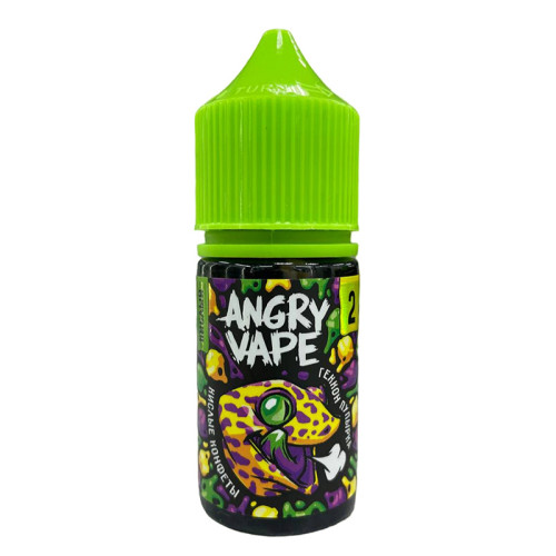Жидкость Angry Vape - Геккон Пупырка (Кислые конфеты) 30мл 20мг