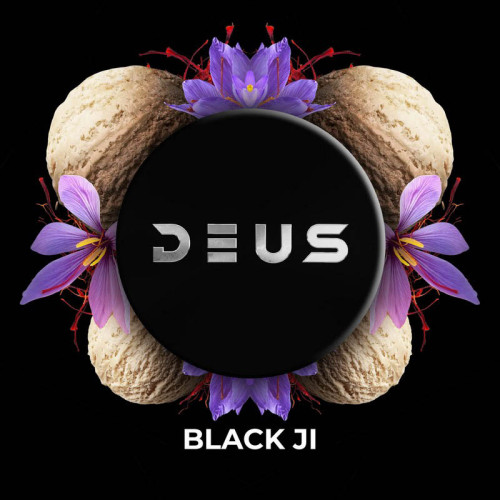 Табак Deus 100г -  Black Ji (Мороженое Шафран)