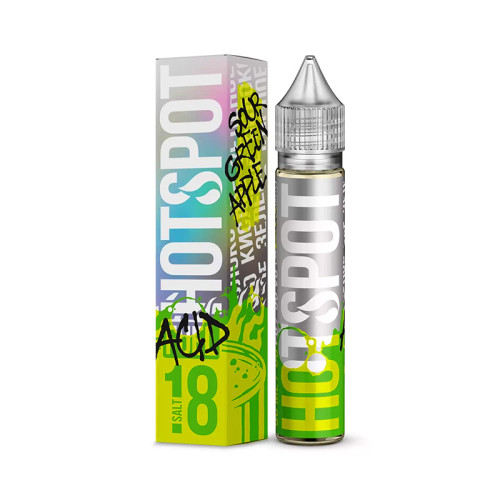Жидкость HOTSPOT Sour - Apple Acid (Кислое яблоко) 30мл 18мг