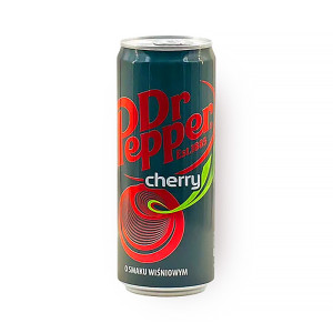 Напиток газ. Dr.Pepper Cherry Zero (Европа) тонкая банка 330мл