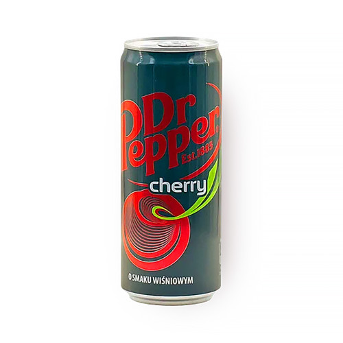 Напиток газ. Dr.Pepper Cherry Zero (Европа) тонкая банка 330мл