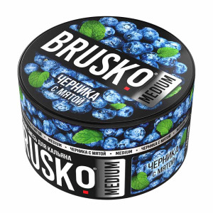 Смесь BRUSKO MEDIUM 250г - Черника с мятой