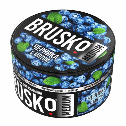 Смесь BRUSKO MEDIUM 250г - Черника с мятой