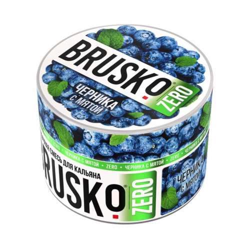 Смесь BRUSKO Zero 50г - Черника с мятой