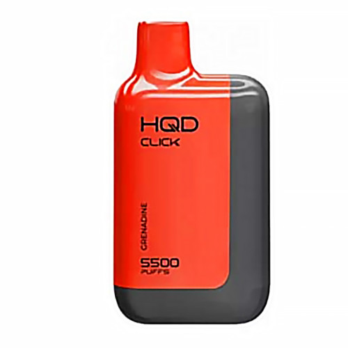 Электронная сигарета HQD CLICK 5500 затяжек - Гранатовый сок со смородиной и лимон