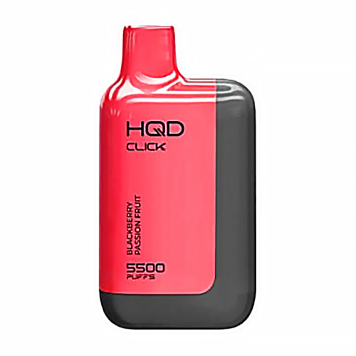 Электронная сигарета HQD CLICK 5500 затяжек - Ежевика маракуйя