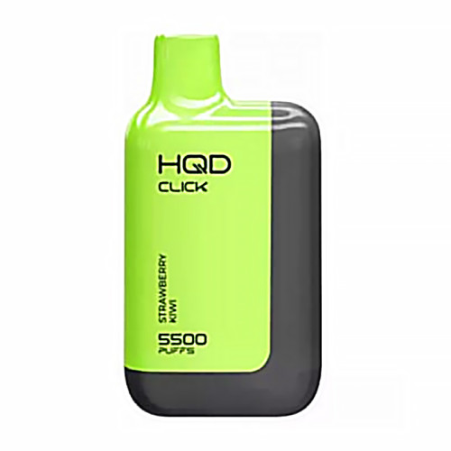Электронная сигарета HQD CLICK 5500 затяжек - Клубника киви