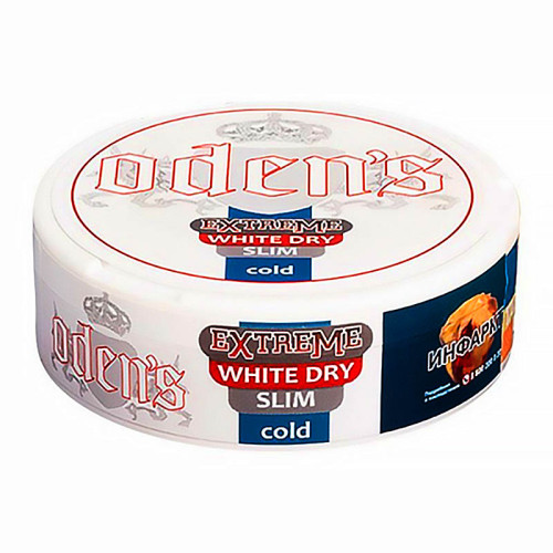 Табак жевательный Oden’s TAR - Extreme White Dry Cold Slim 13г