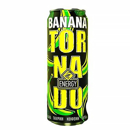 Энергетический напиток TORNADO - Banana (Банан) 450мл
