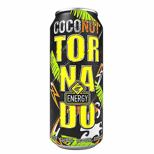 Энергетический напиток TORNADO - Coconut (Кокос) 450мл