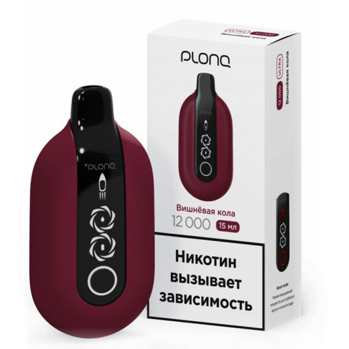 Электронная сигарета PLONQ ULTRA 12000 затяжек - Вишневая кола