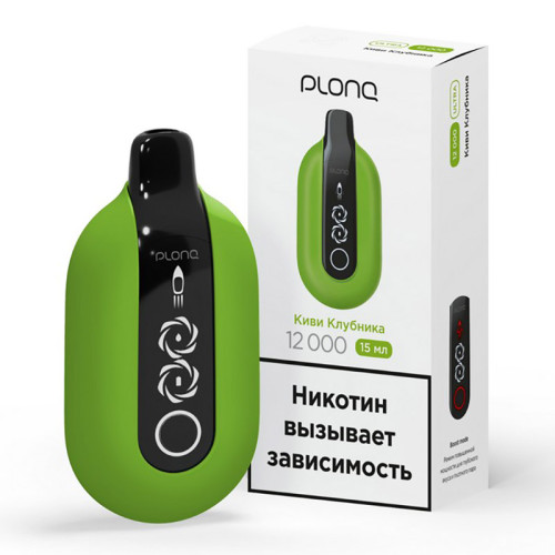 Электронная сигарета PLONQ ULTRA 12000 затяжек - Киви Клубника