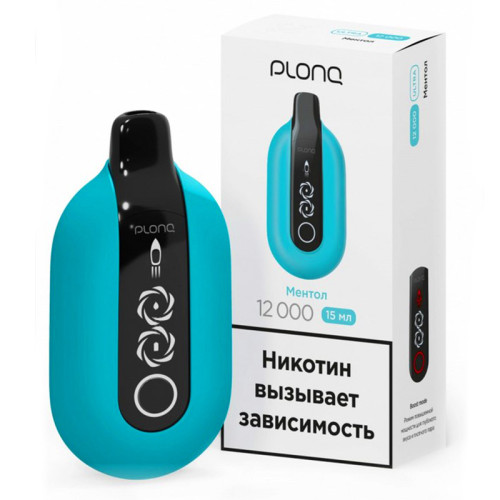 Электронная сигарета PLONQ ULTRA 12000 затяжек - Ментол