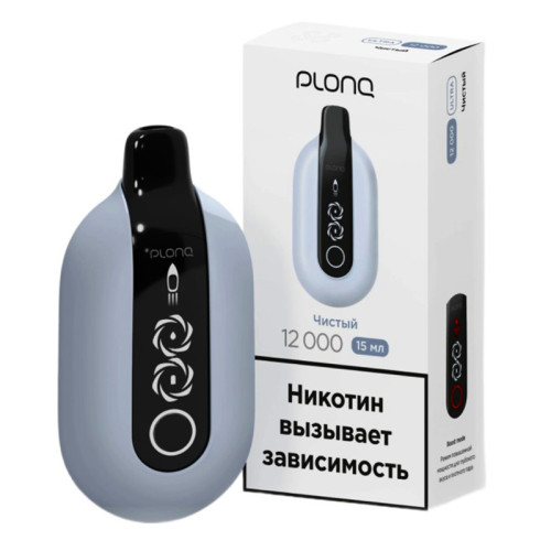 Электронная сигарета PLONQ ULTRA 12000 затяжек - Чистый