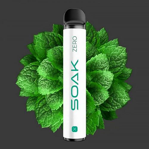 Электронная сигарета SOAK X ZERO 2200 затяжек - Cane min (Мята)