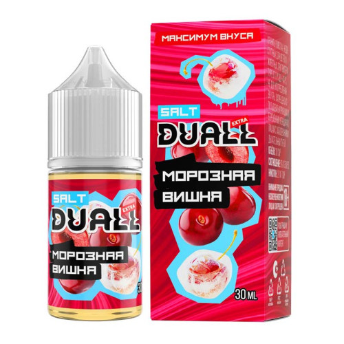 Жидкость DUALL SALT EXTRA - Морозная вишня 30мл 20мг hard