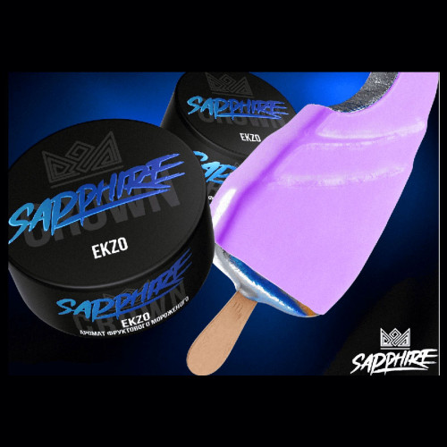 Табак Sapphire Crown 25г - Ekzo (Фруктовое дынно-арбузное мороженое)