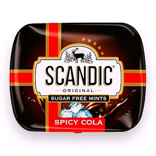 Конфеты Scandic - Spicy Cola (Пряная кола) 14г