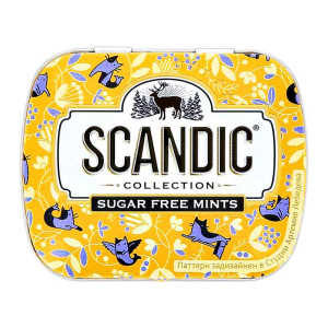 Конфеты Scandic - Strawberry Mix (Клубничный микс) 14г
