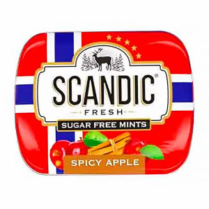 Конфеты Scandic - Spicy Apple (Пряное яблоко) 14г