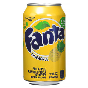 Напиток газ. Fanta - Pineapple (Ананас) 355мл
