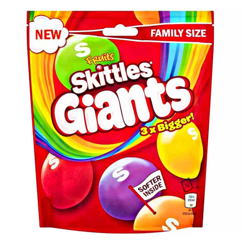 Драже Skittles - GIANTS (Фрукты ягоды) 132г