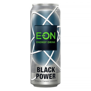 Энергетический напиток E-On - Black Power (Оригинальный) ЖБ