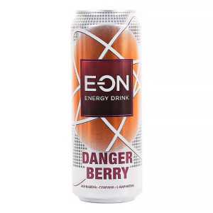Энергетический напиток E-On - Danger Berry (Малина грейпфрут) ЖБ