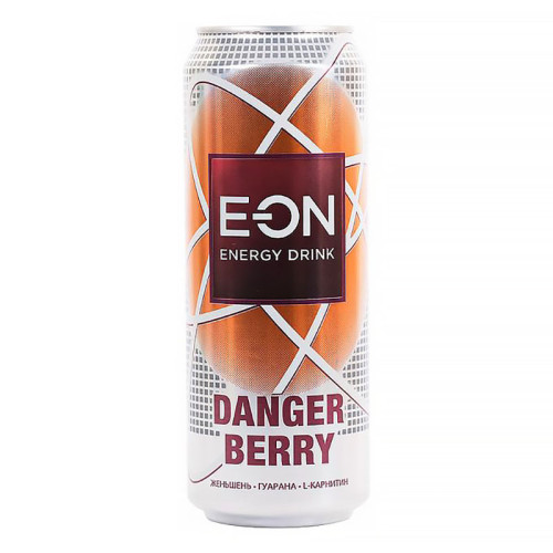 Энергетический напиток E-On - Danger Berry (Малина грейпфрут) ЖБ